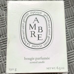 Diptyque Ambre Scented Candle - Cream